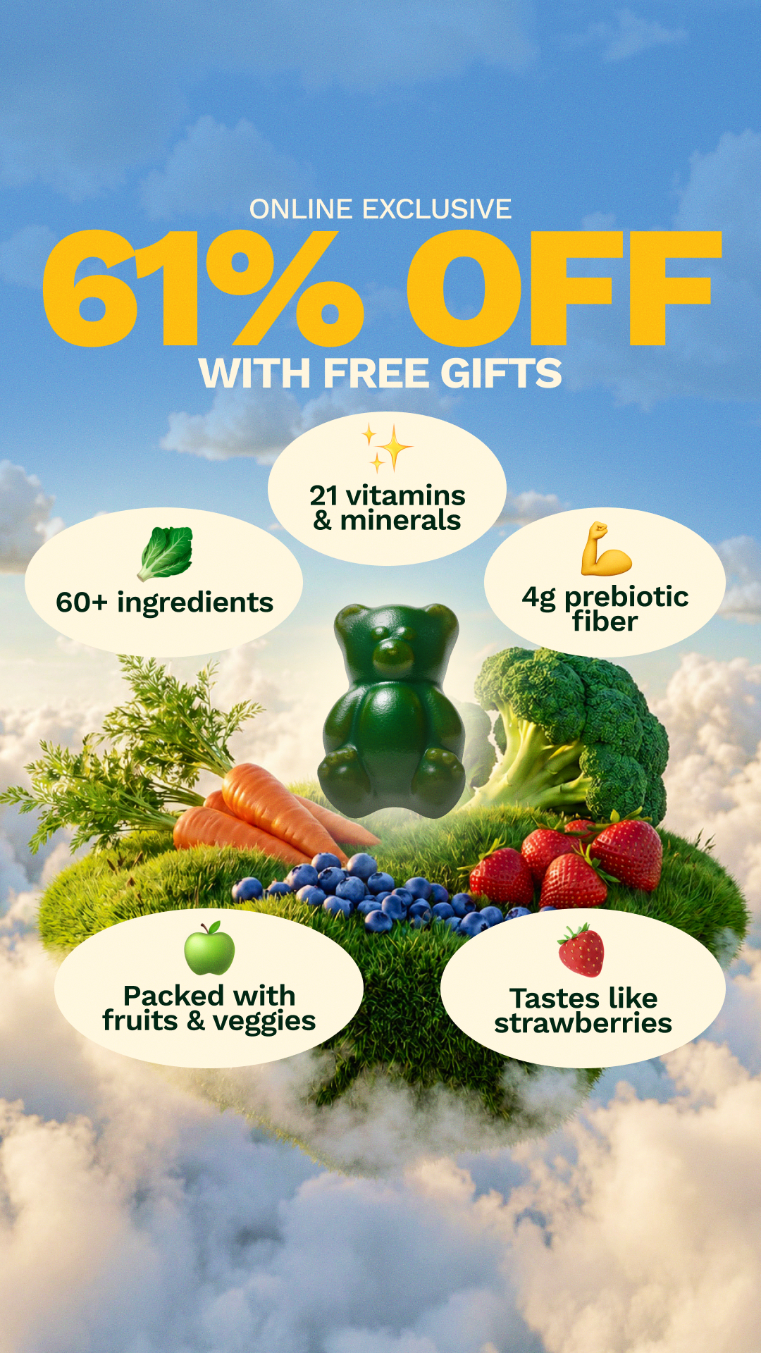 Grüns Kids Facebook ad