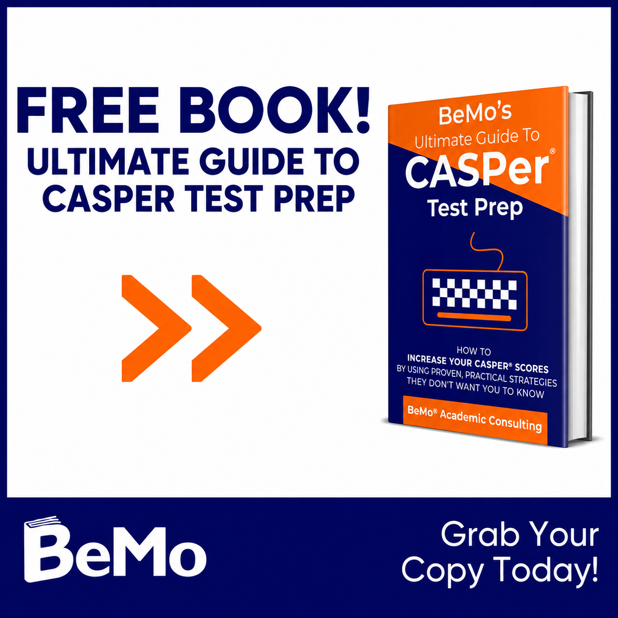 Behrouz Moemeni Facebook ad: Free CASPer Prep Book