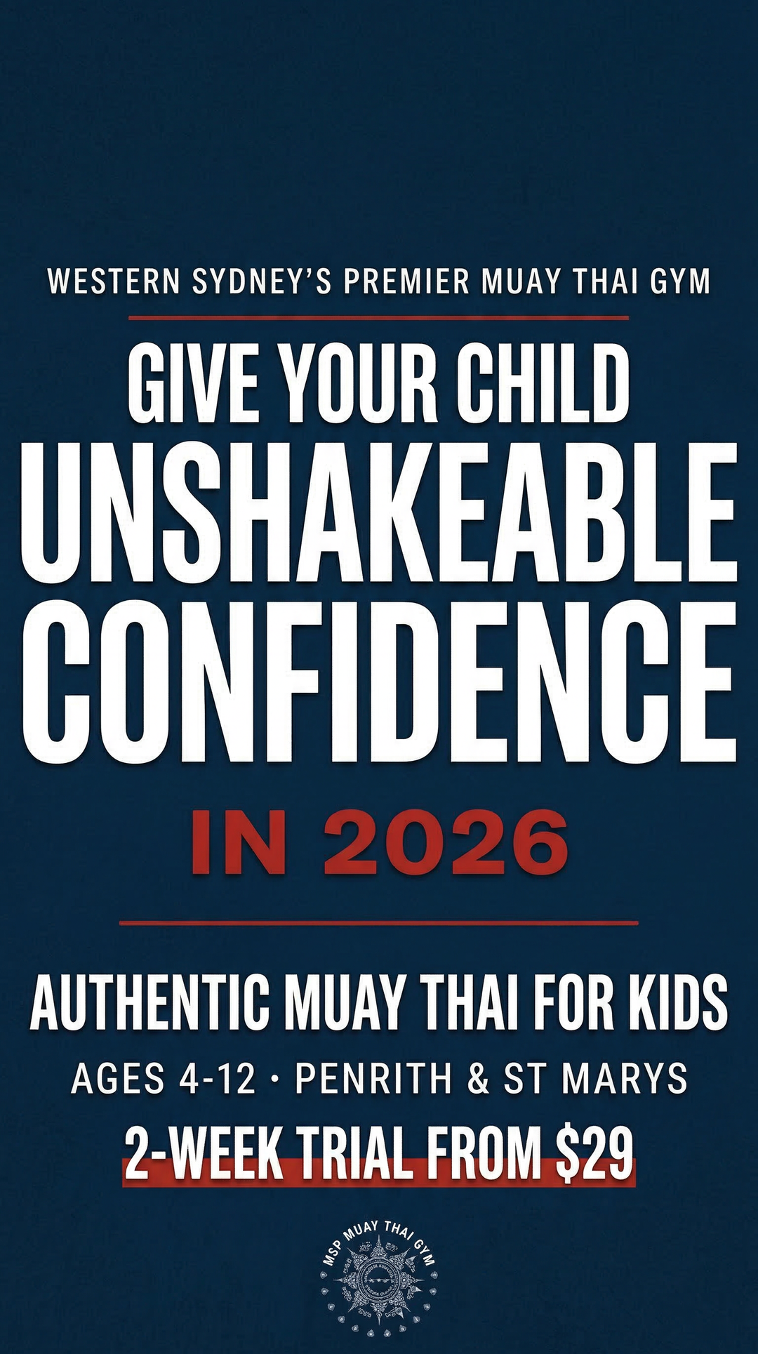 MSP Muay Thai Gym Facebook ad