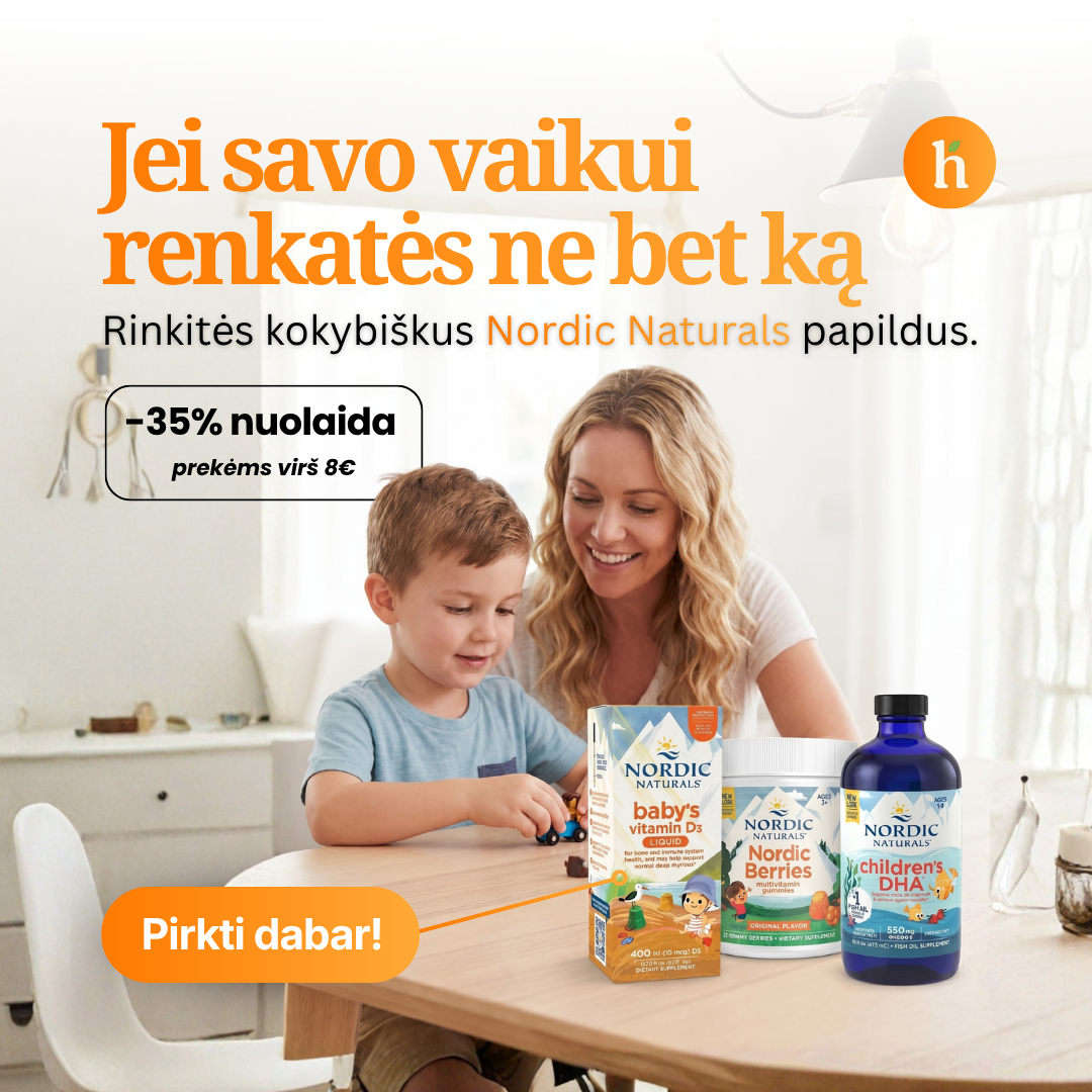 Herbora.lt Facebook ad: Atrinkti papildai Jūsų gerai savijautai