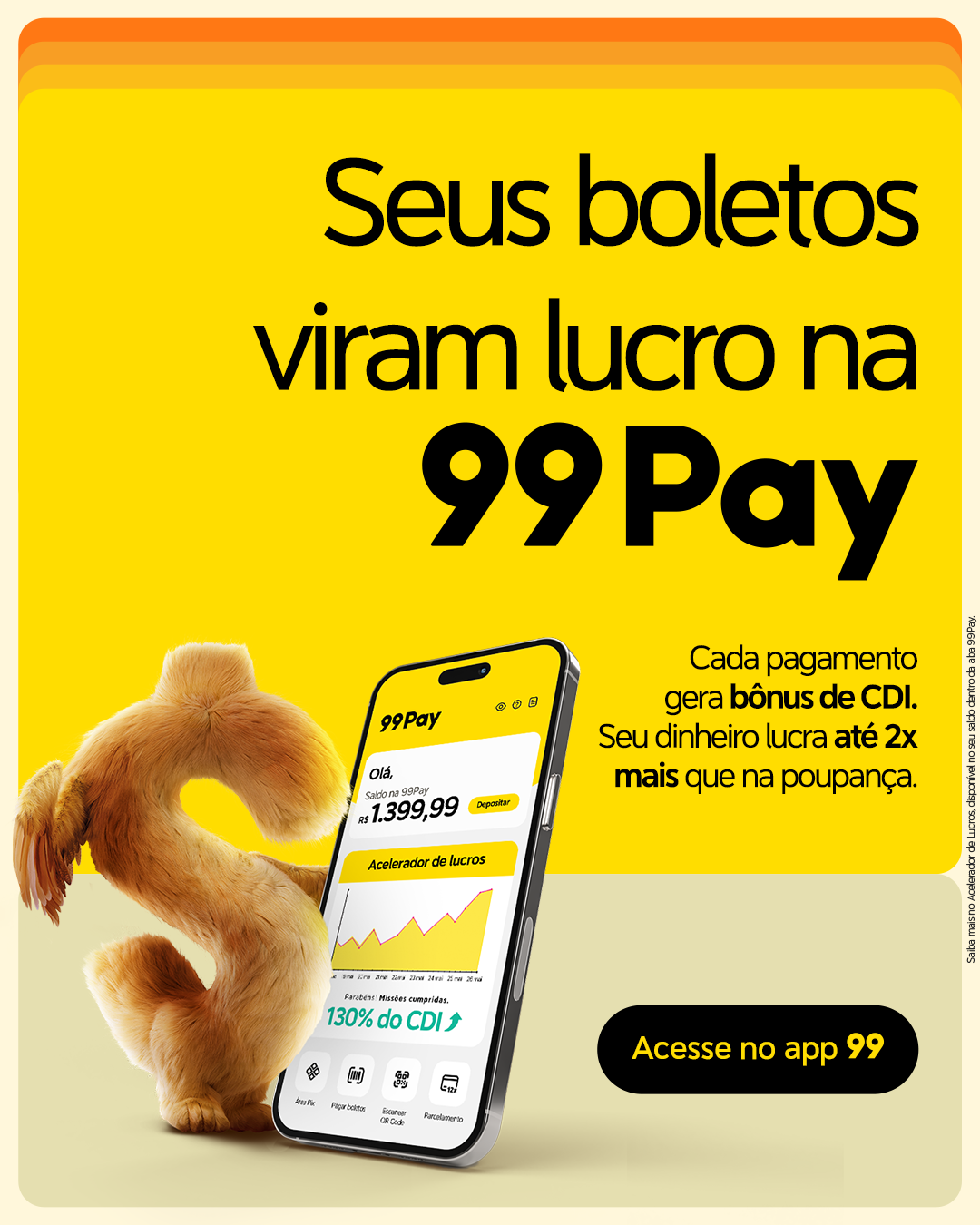 99Pay Facebook ad from Jul 28, 2026