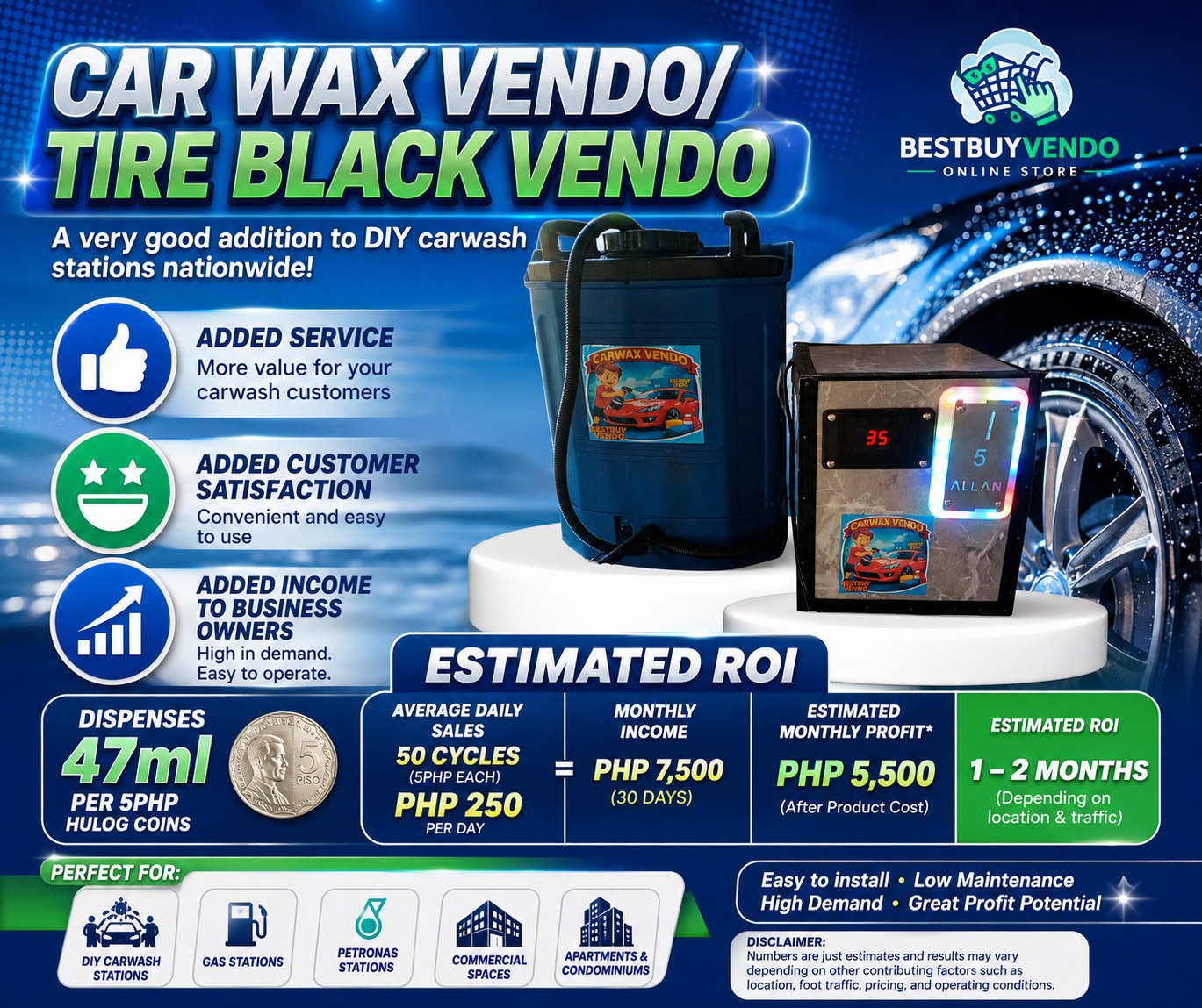 Mae Pajulas Facebook ad: ADD MORE INCOME TO YOUR CARWASH BUSINESS!