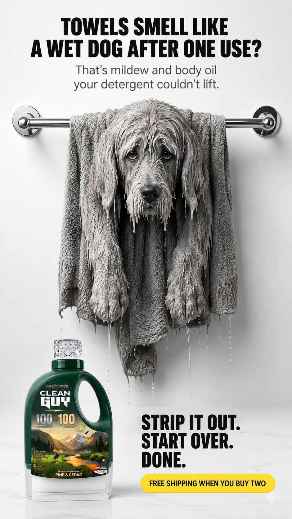 Clean Guy Facebook ad