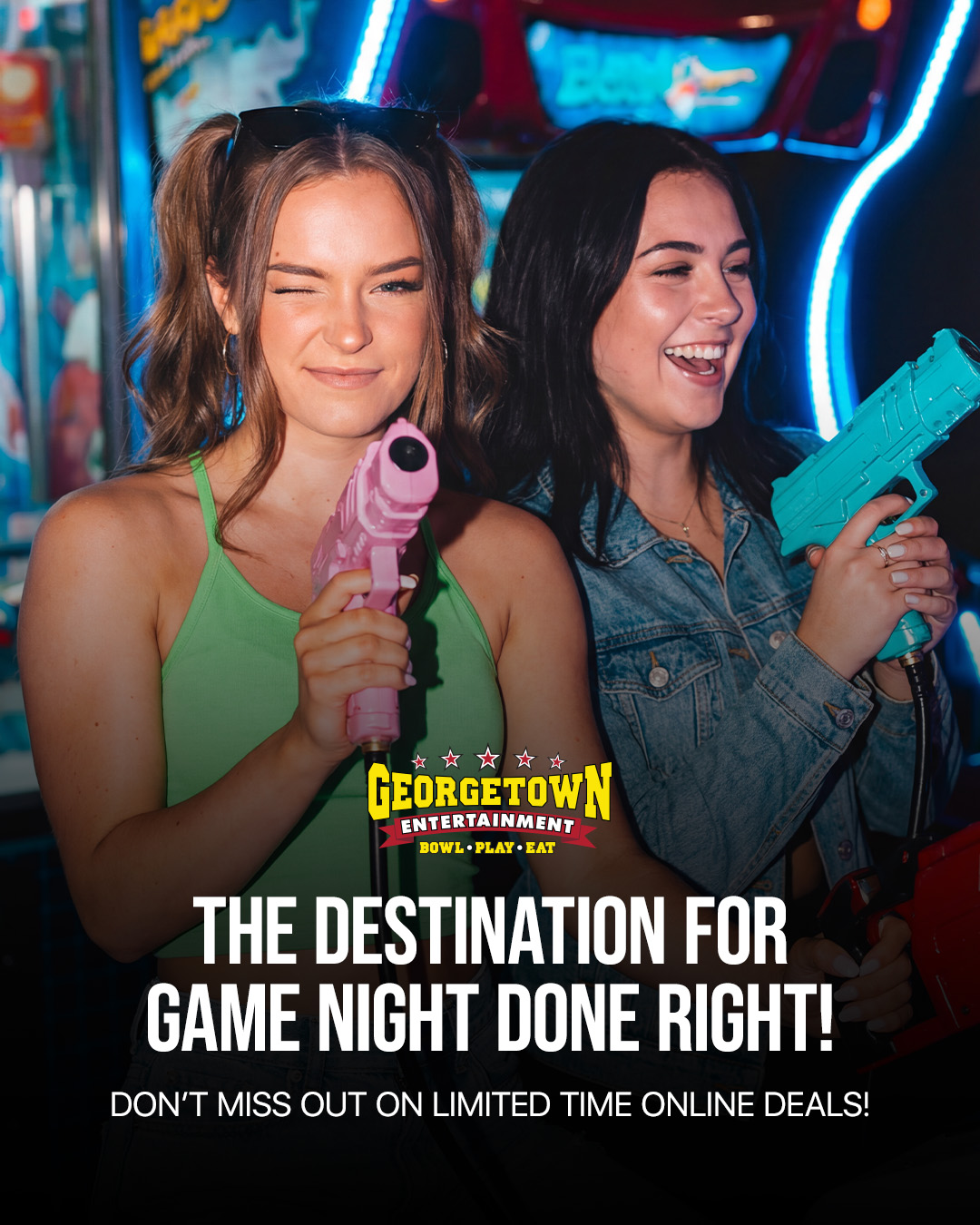 Georgetown Entertainment Facebook ad from Mar 10, 2026