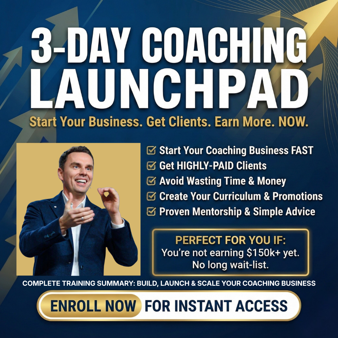 Brendon Burchard - Live. Love. Matter. Facebook ad