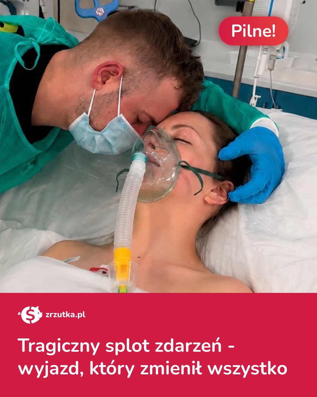 zrzutka.pl Facebook ad: Wieczór panieński, który zmienił się w tragedię.