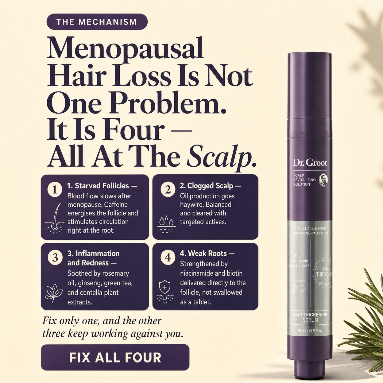 Hair Solutions Facebook ad