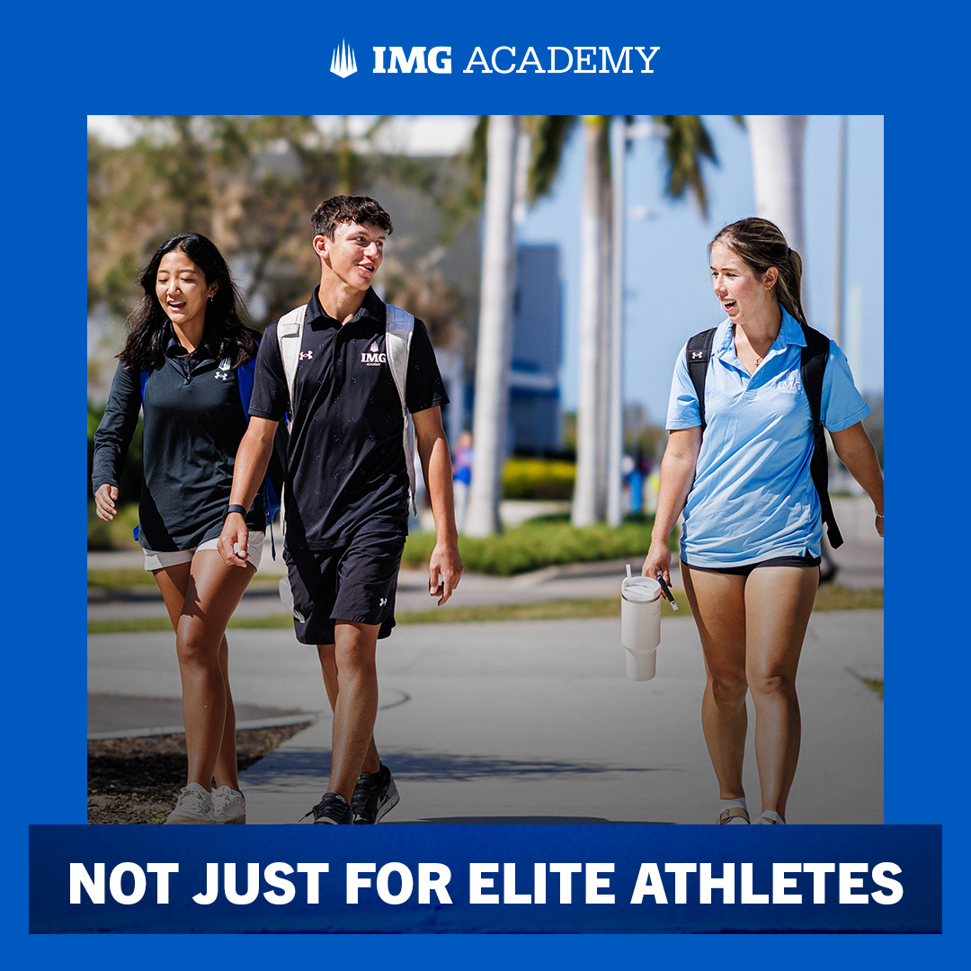IMG Academy Facebook ad: Your child doesn’t have to be an elite…