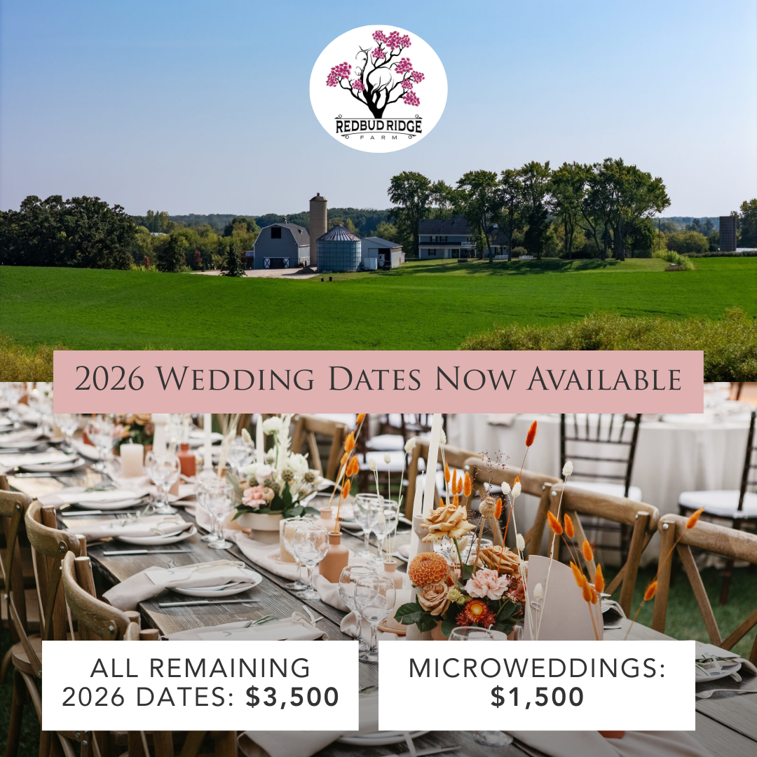 Redbud Ridge Farm - event venue Facebook ad from Apr 21, 2026