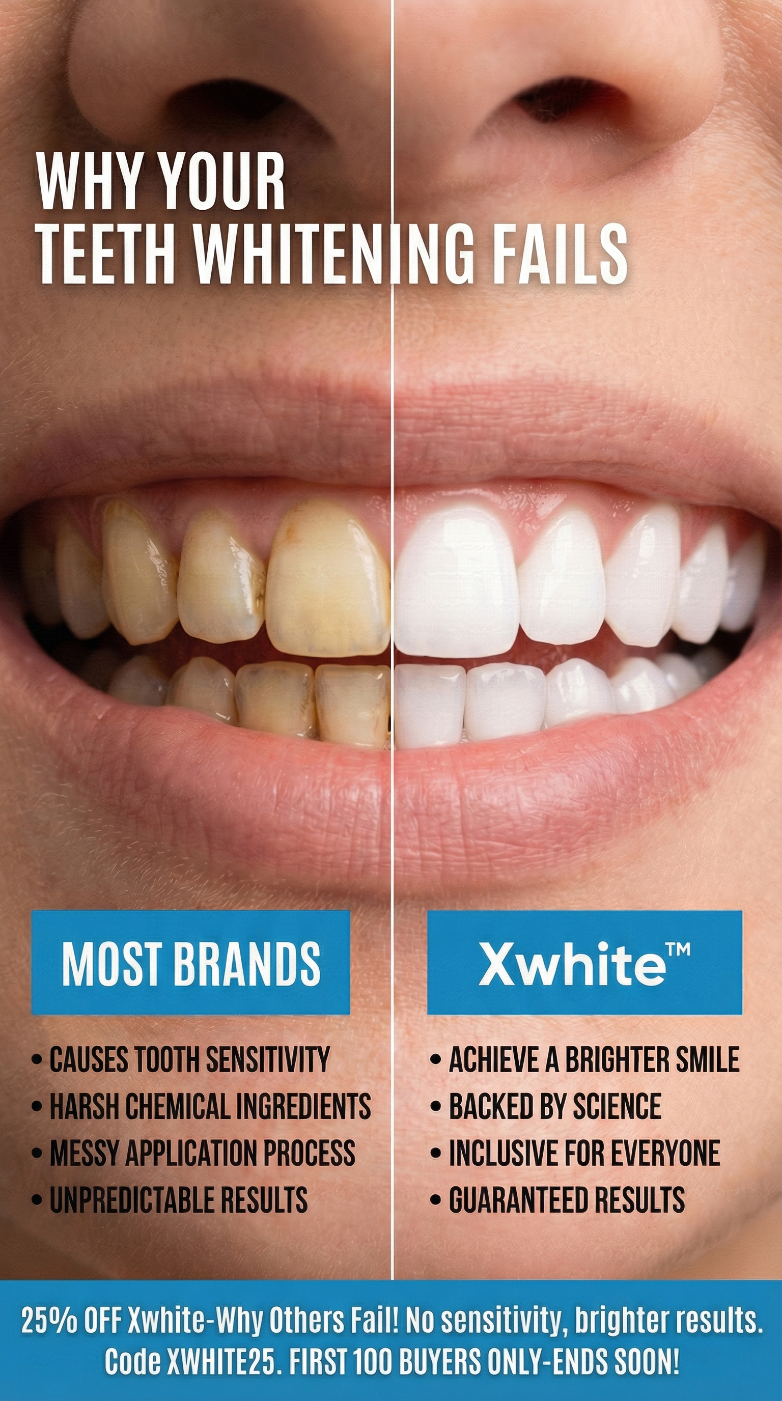 Xwhite Facebook ad