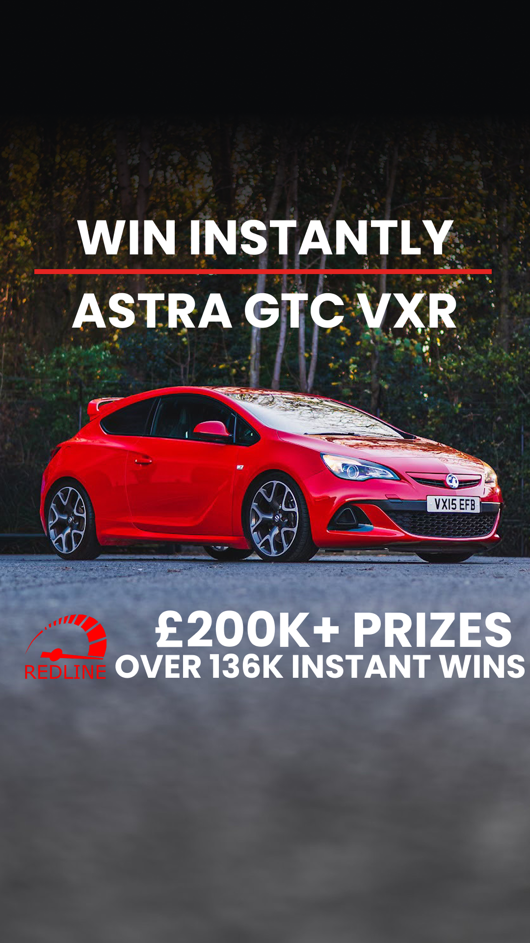 Redline Competitions Facebook ad