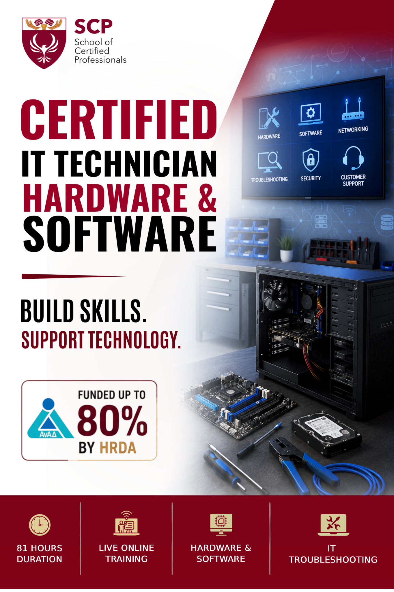 SCP - School of Certified Professionals Facebook ad