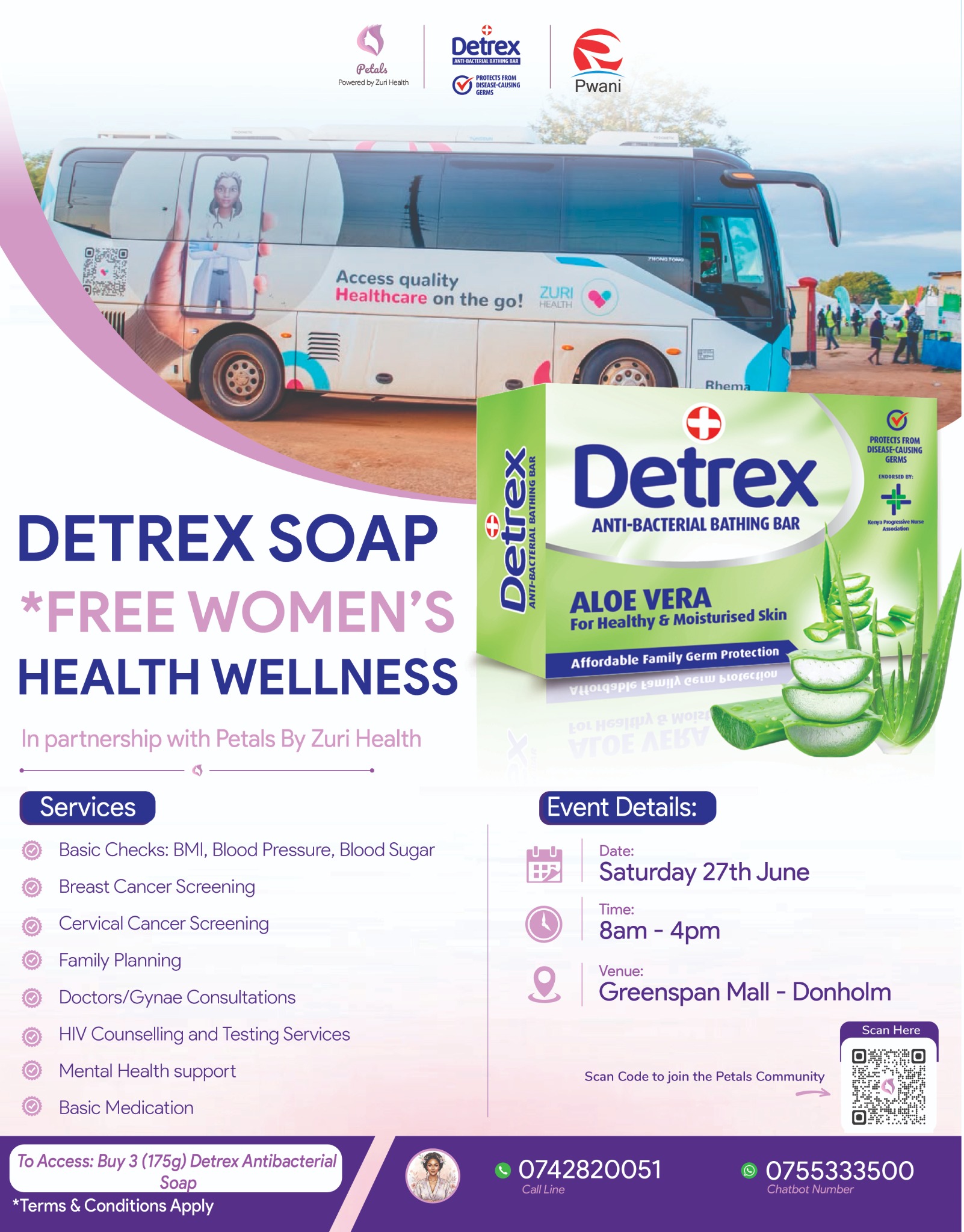 Detrex Germ Protection Soap Facebook ad: Detrex Antibacterial Soap and Petals - Women’s Health…