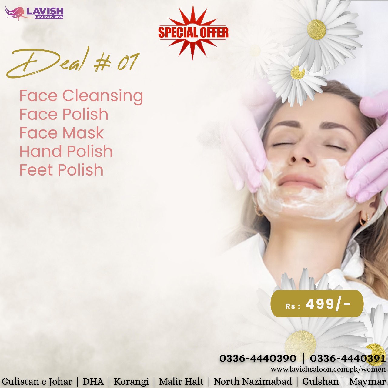 Lavish Hair & Beauty Salon Facebook ad