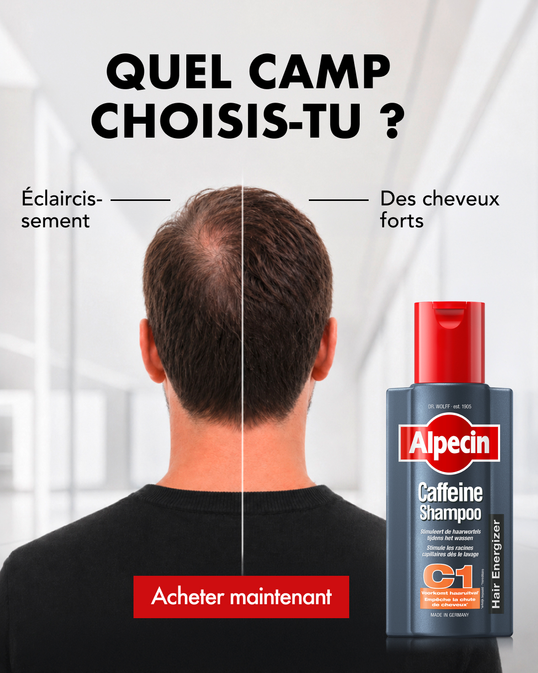 Alpecin Facebook ad