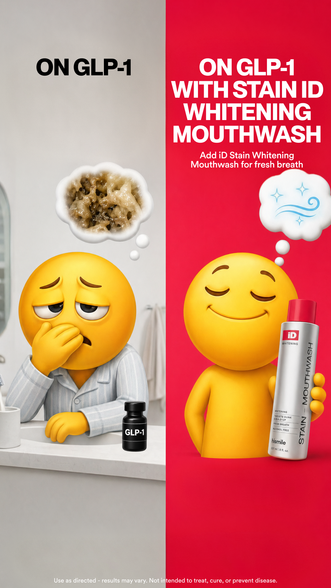 Hismile Facebook ad