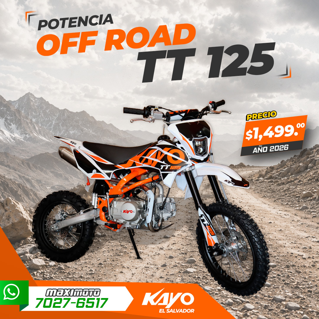 KAYO MOTO El Salvador Facebook ad: ¡La diversión comienza con Kayo Pit Bikes!