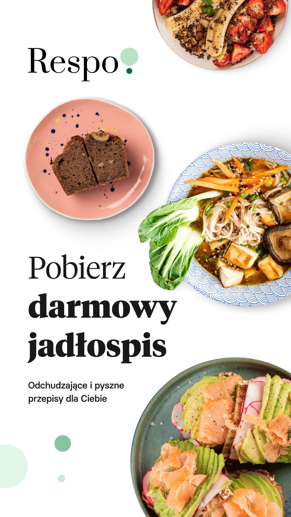 Centrum Respo Facebook ad: Pobierz darmowy jadłospis od Respo!