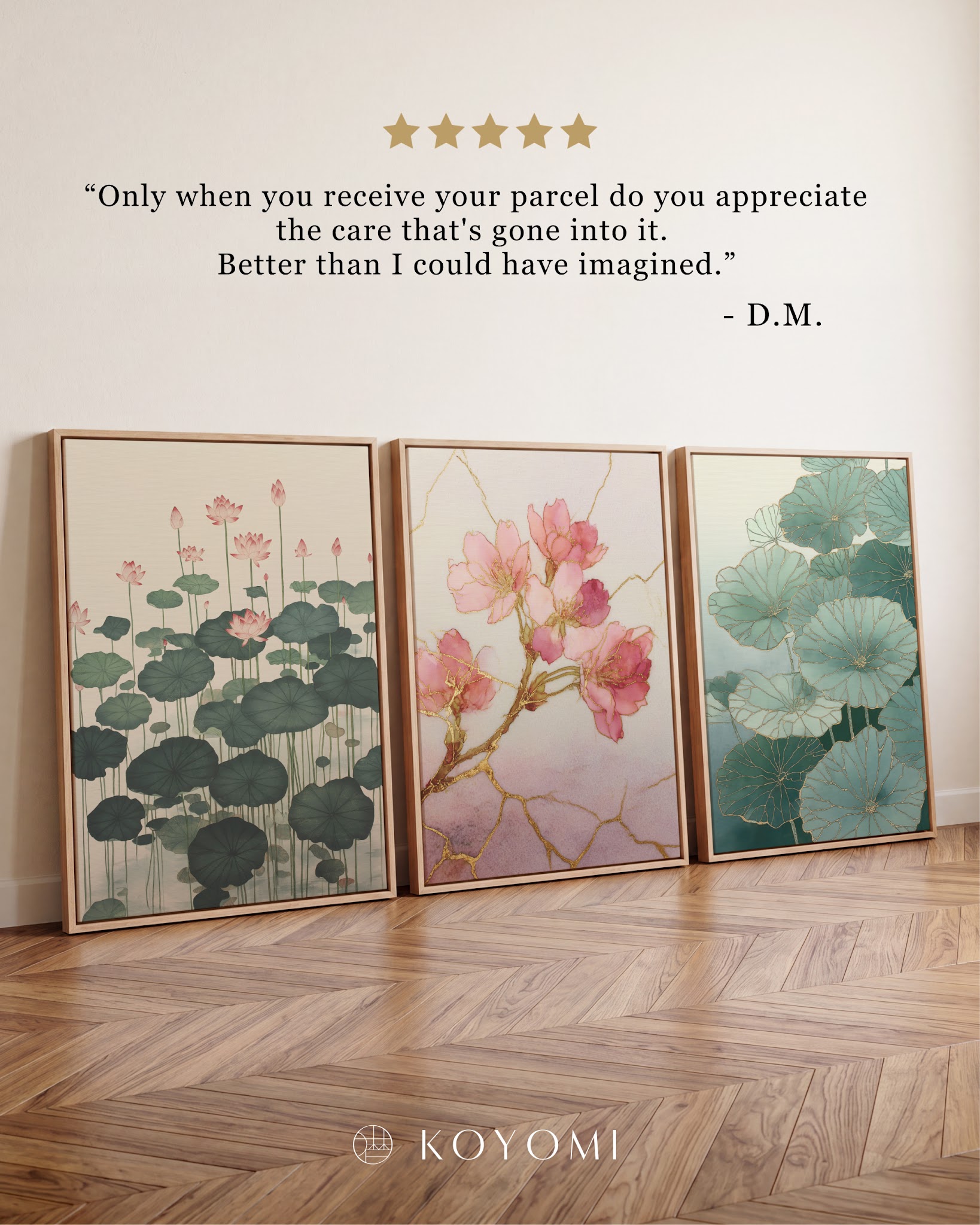 House of koyomi Facebook ad: Japanese Fine Canvas Prints
