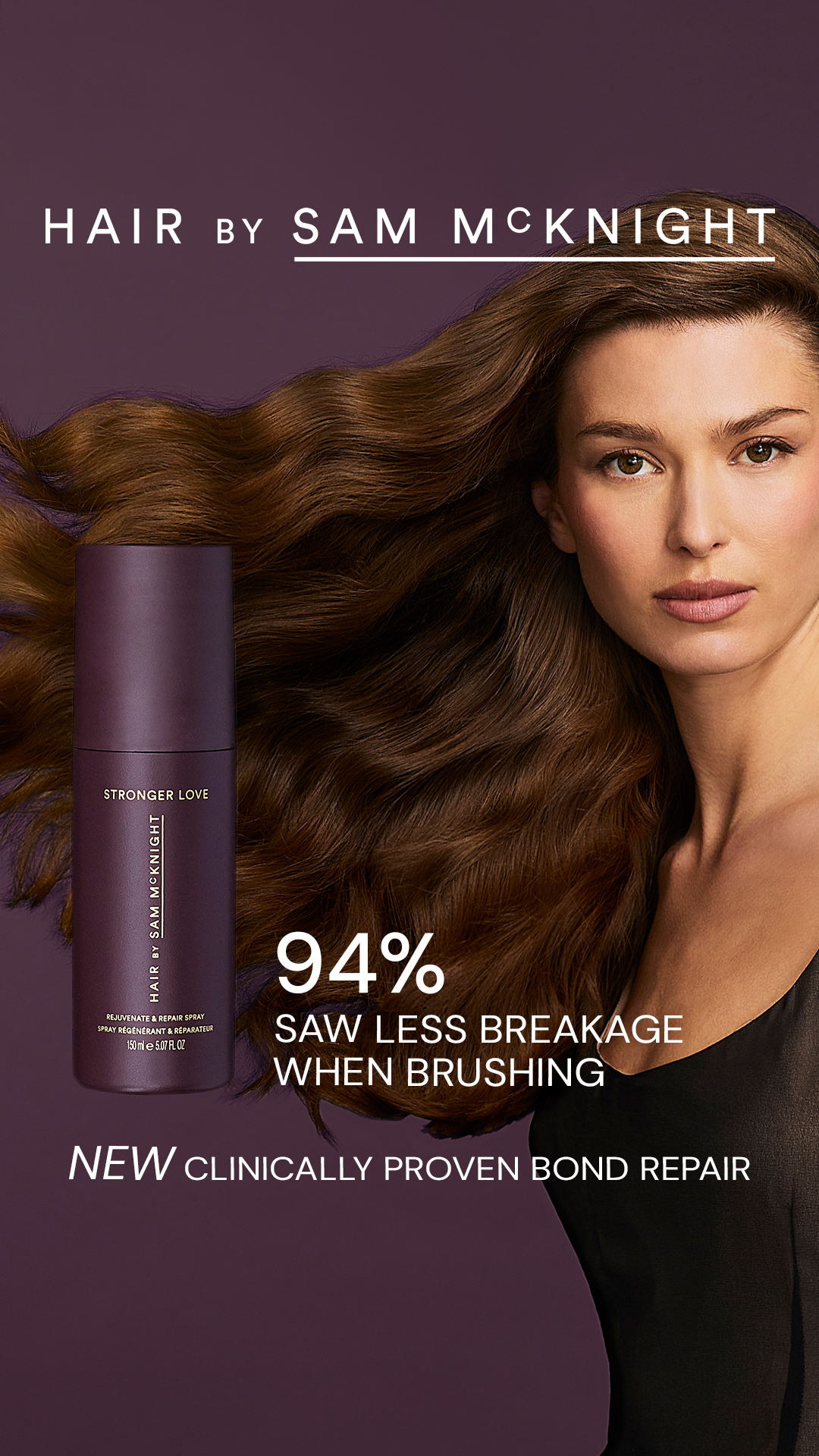 Hair by Sam McKnight Facebook ad