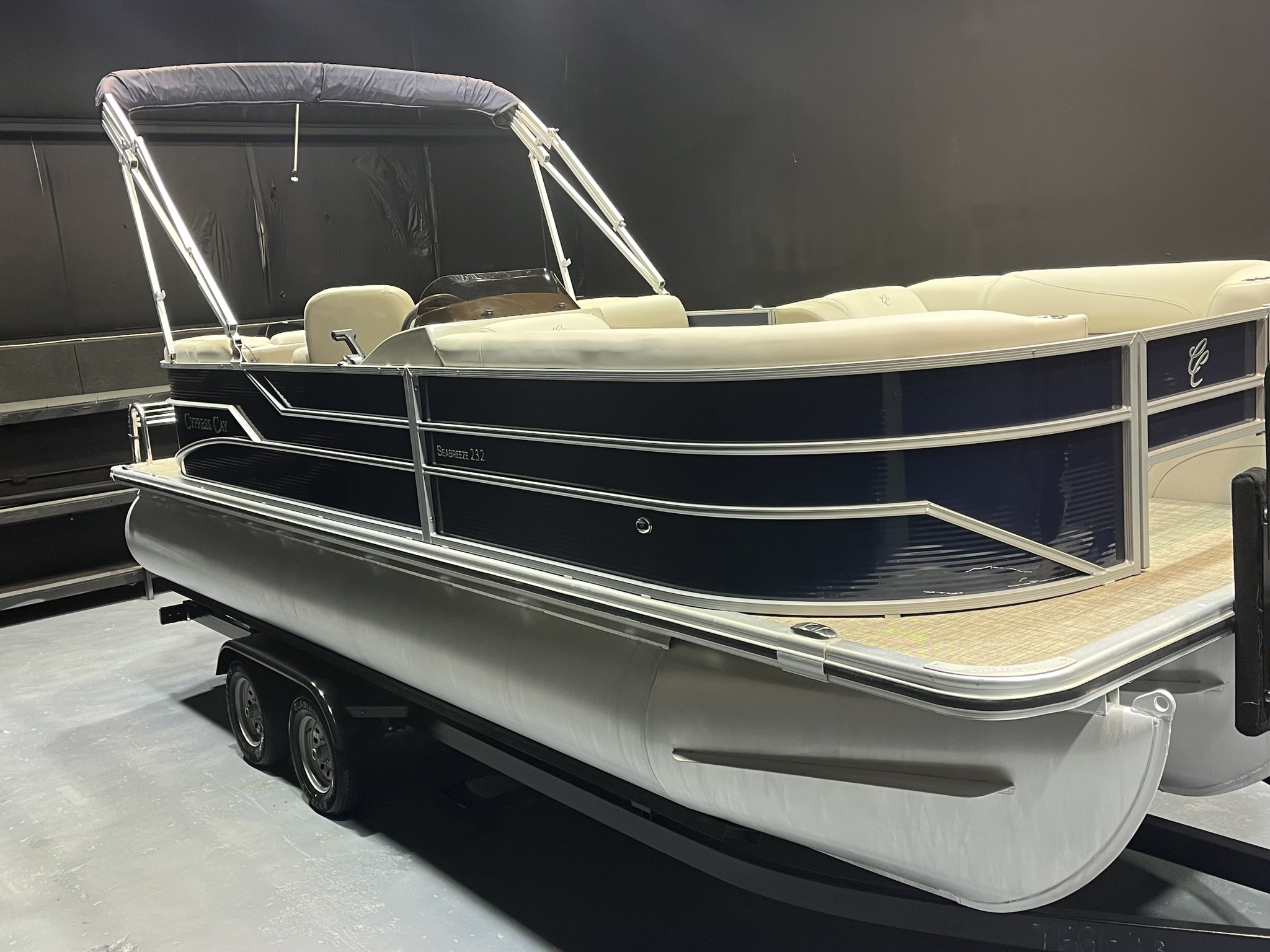 5 Star PowerSports Facebook ad: 2023 Cypress Cay Seabreeze 232 Tritoon