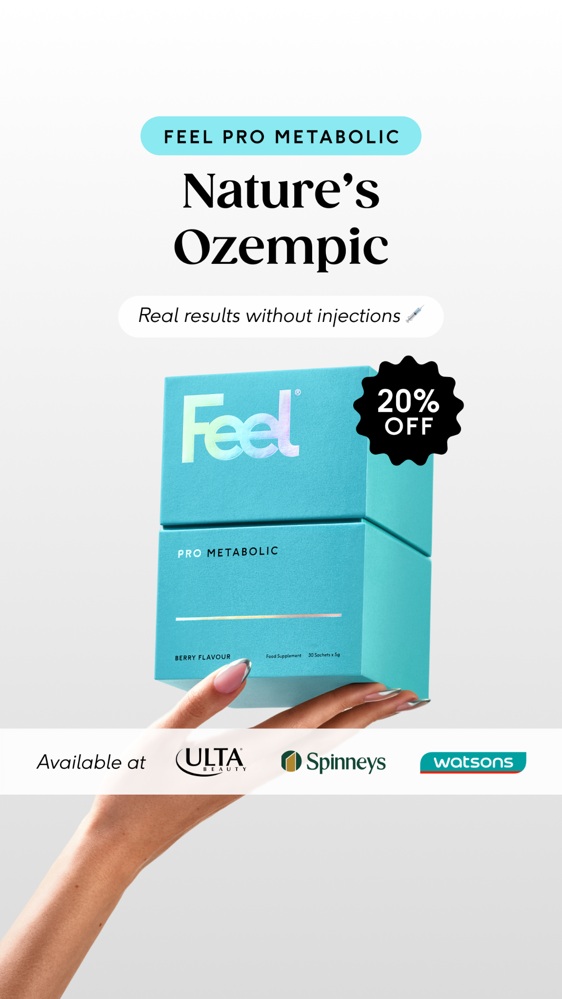 Feel Facebook ad
