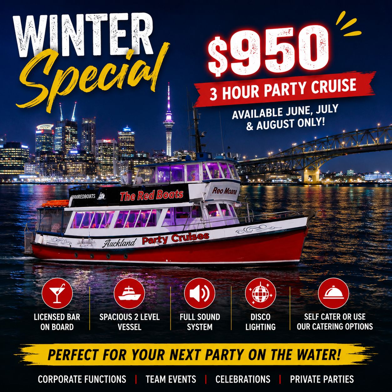 The Red Boats Facebook ad
