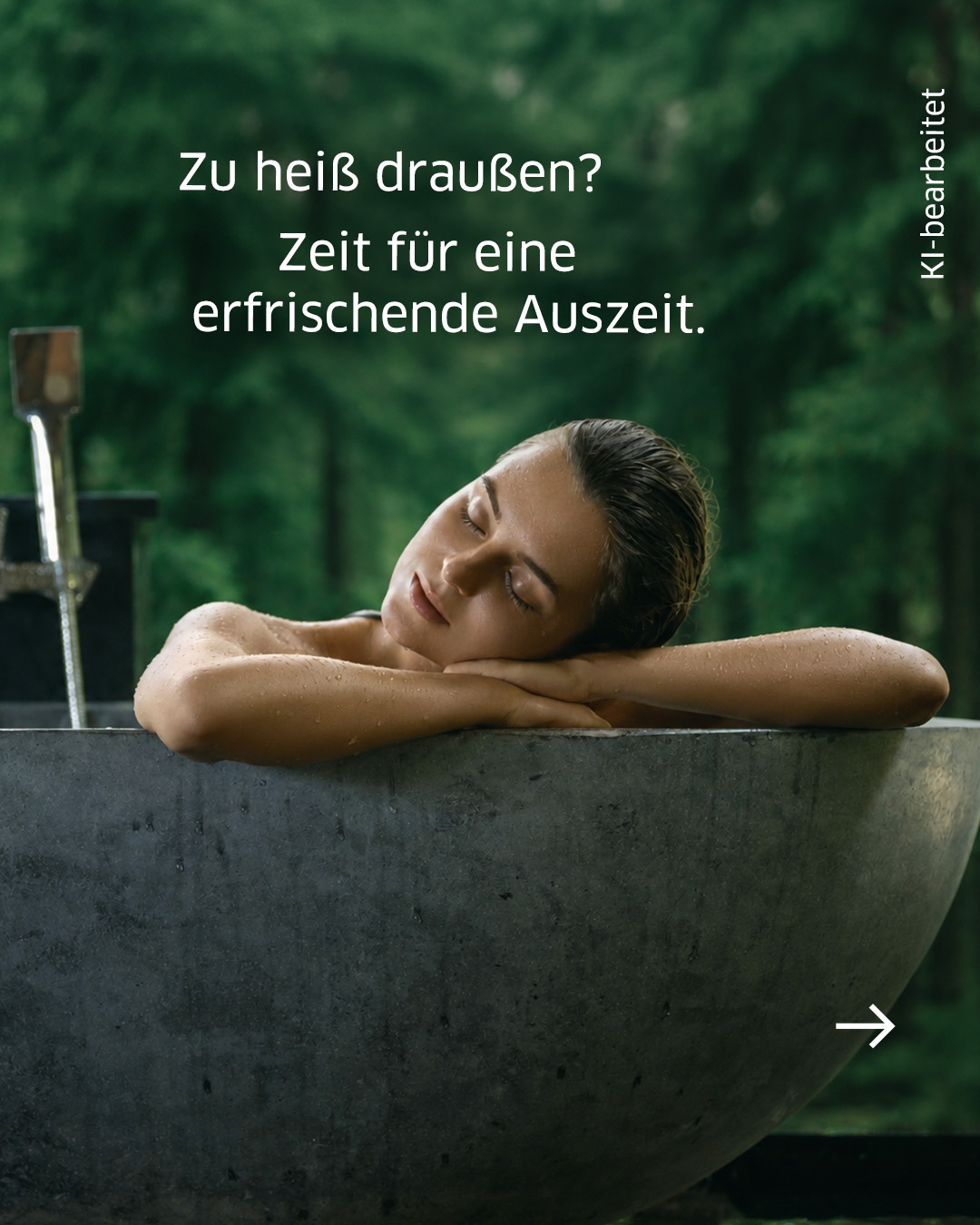 tetesept Österreich Facebook ad: Manchmal braucht es nur einen Moment zum Durchatmen.