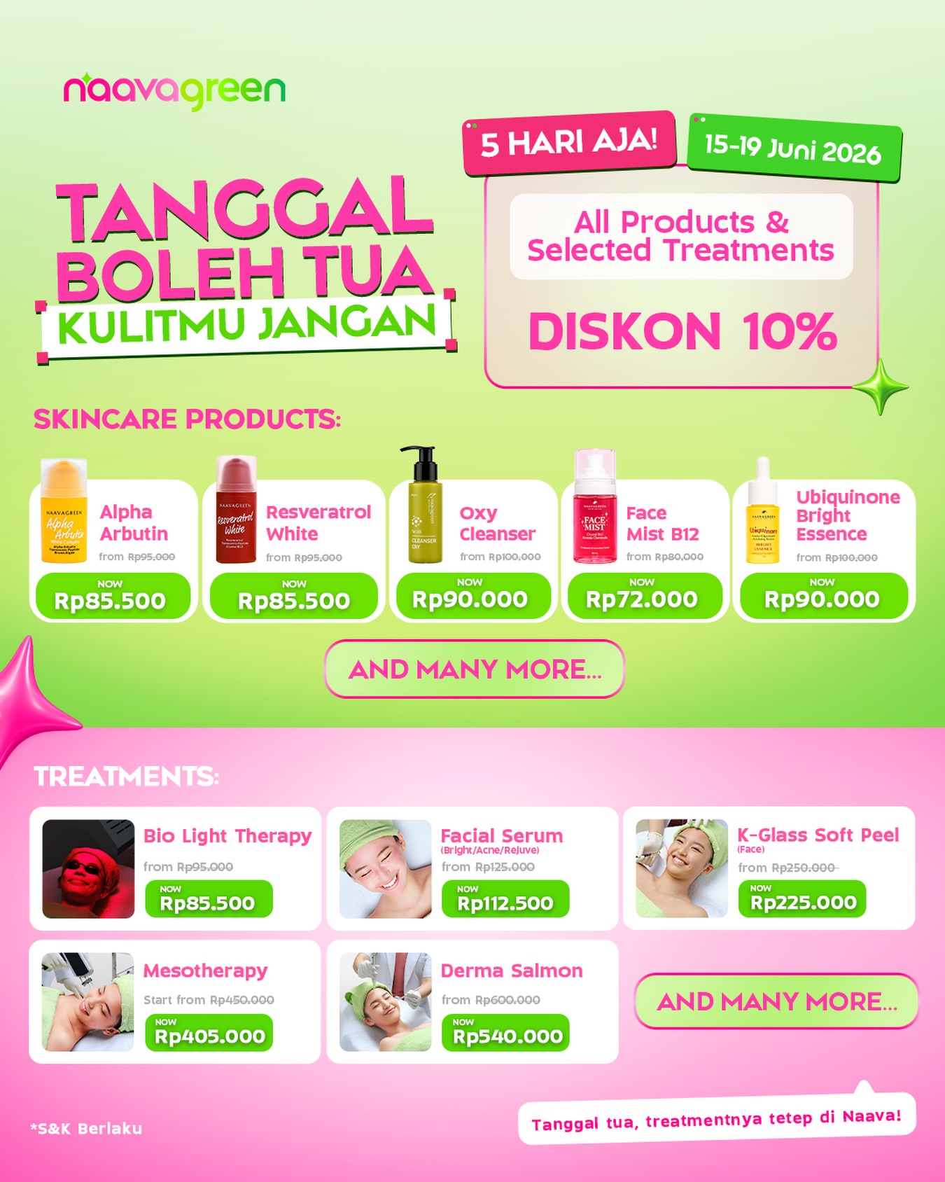 Naavagreen Natural Skincare Facebook ad