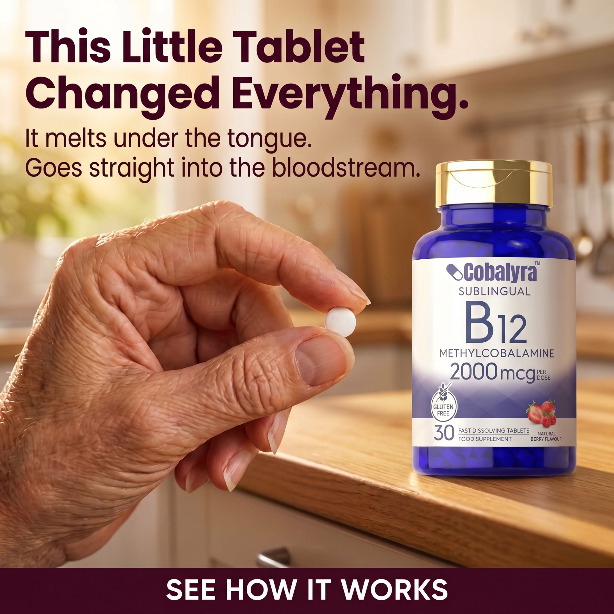 British Health Blog Facebook ad: B12 Specially for Diabetics, Bypasses Your Gut Completely