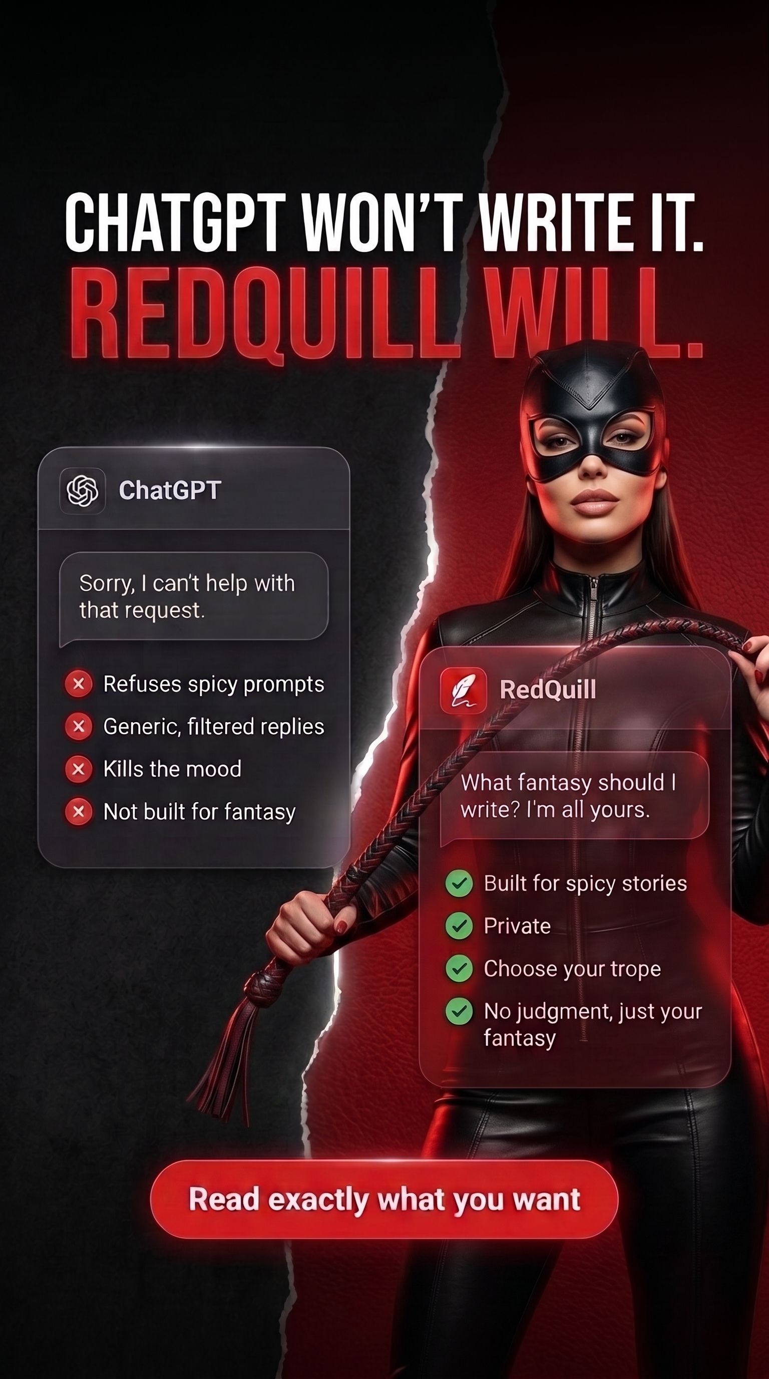 RedQuill Facebook ad