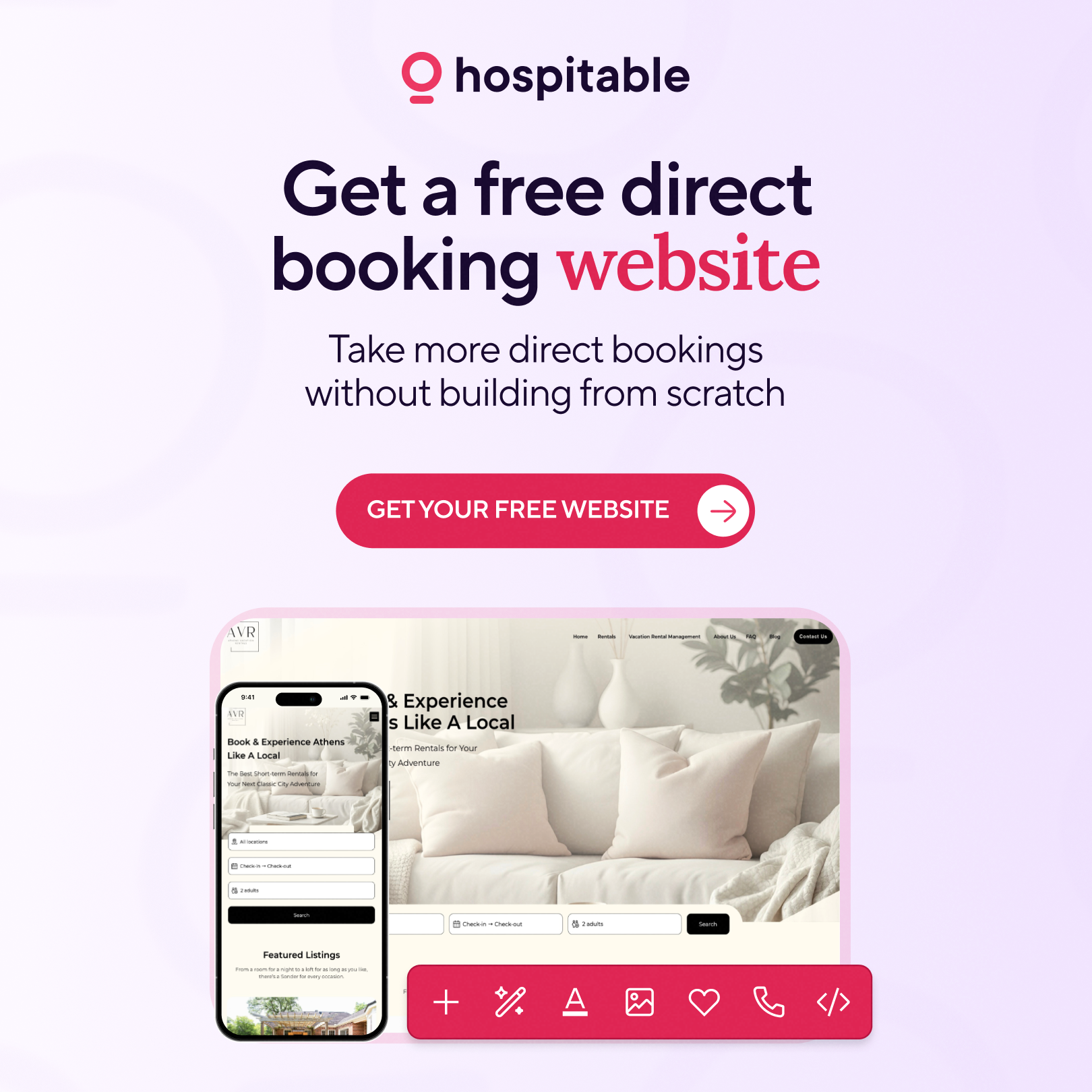 Hospitable.com Facebook ad