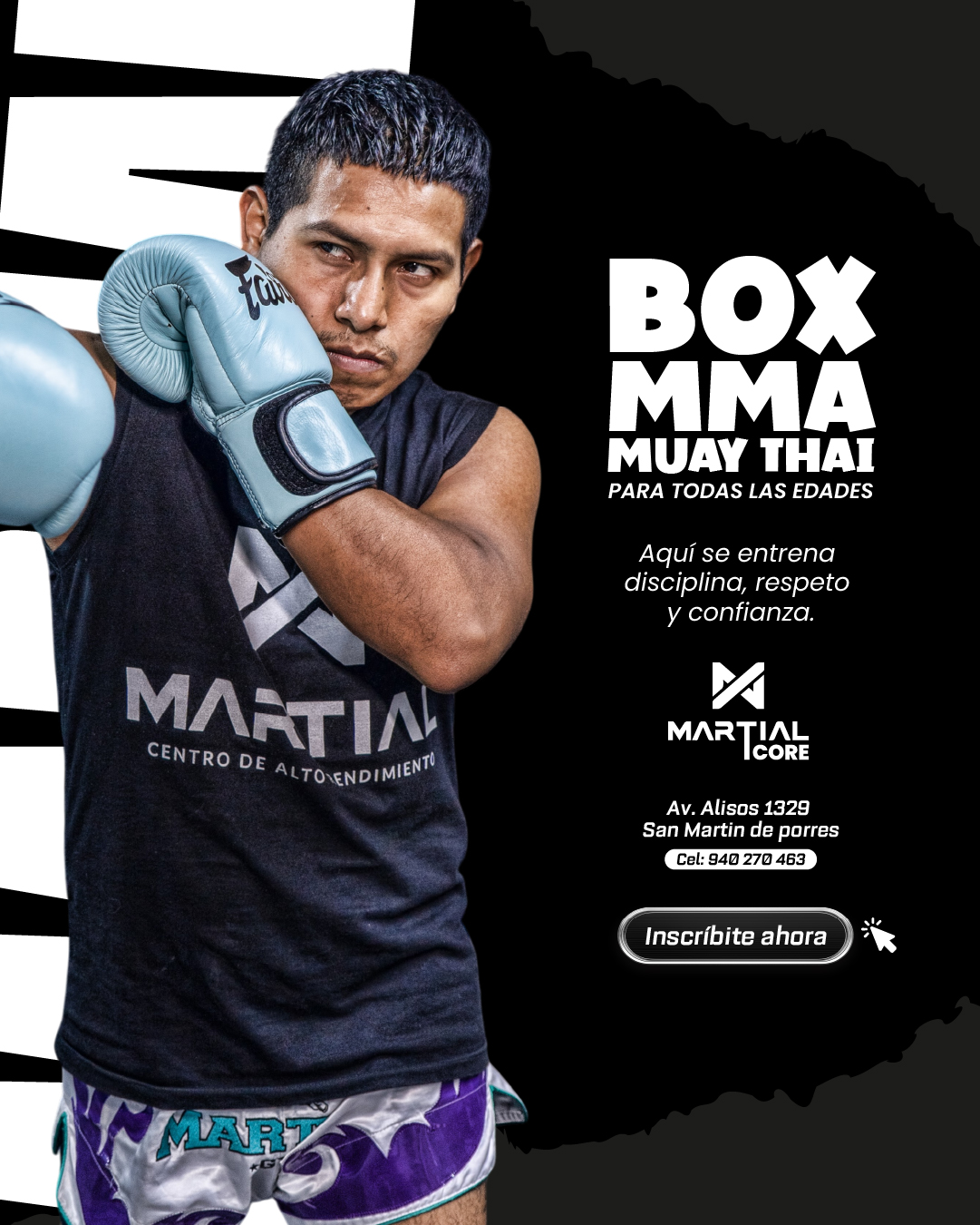 Martial Core Facebook ad