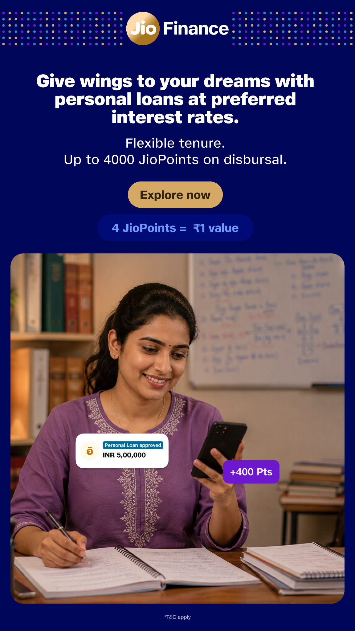 JioFinance Facebook ad