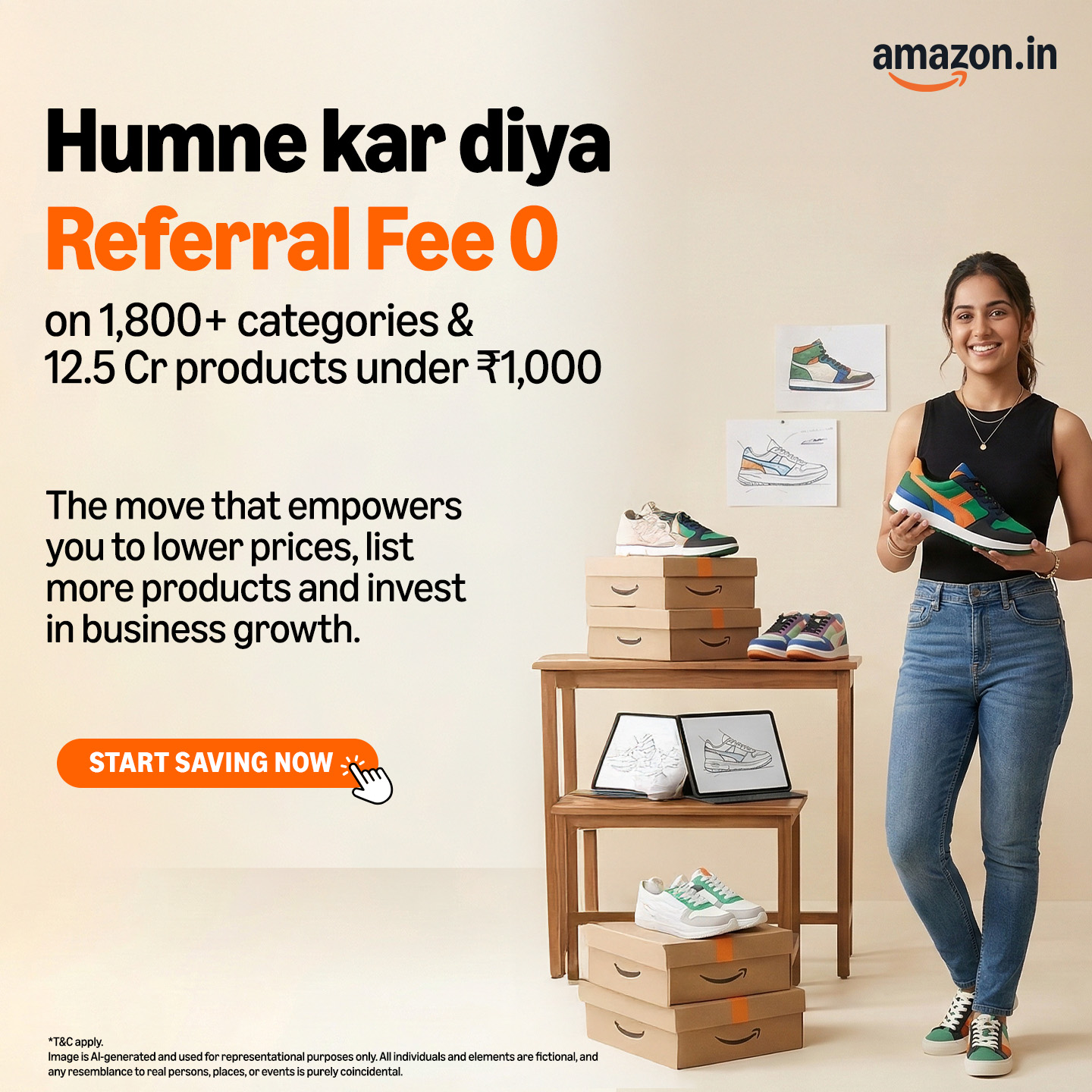 Sell on Amazon Facebook ad from Mar 16, 2026