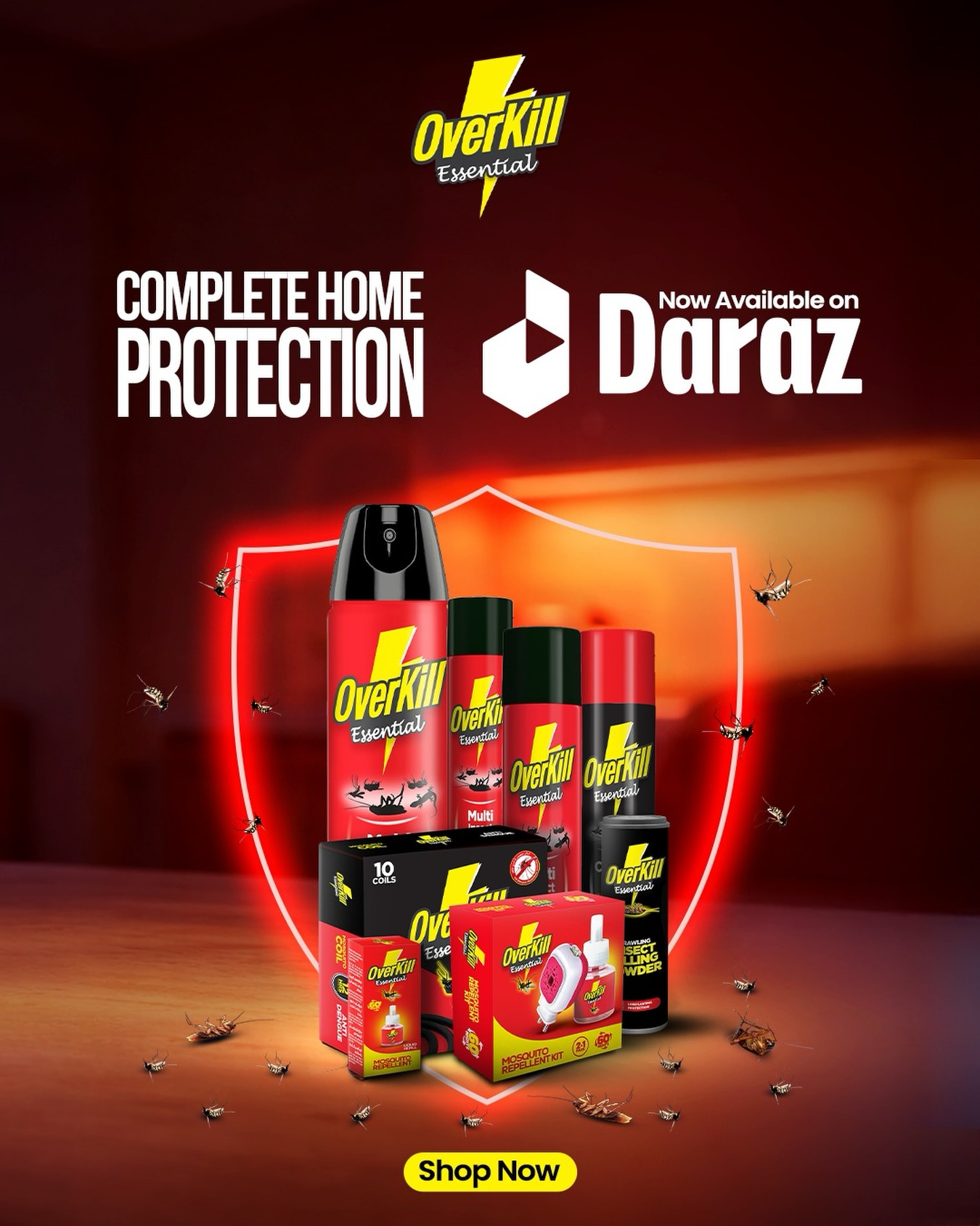 OverKill Home Care Facebook ad: OverKill | PK