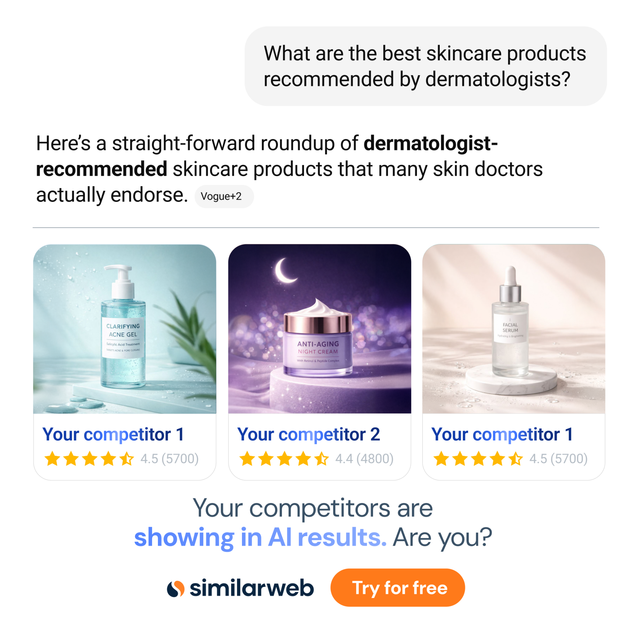 Similarweb Facebook ad