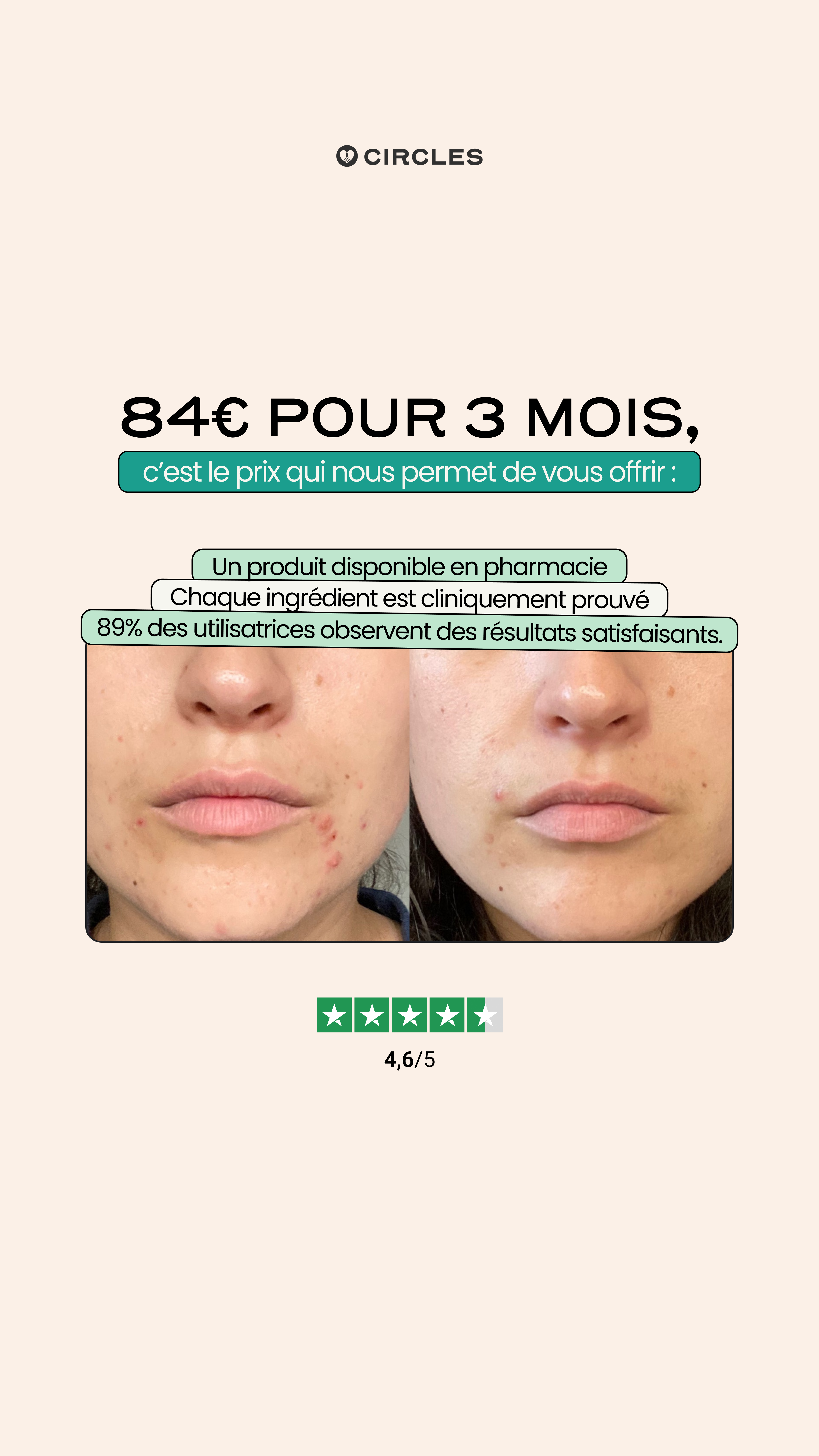 Circles Facebook ad