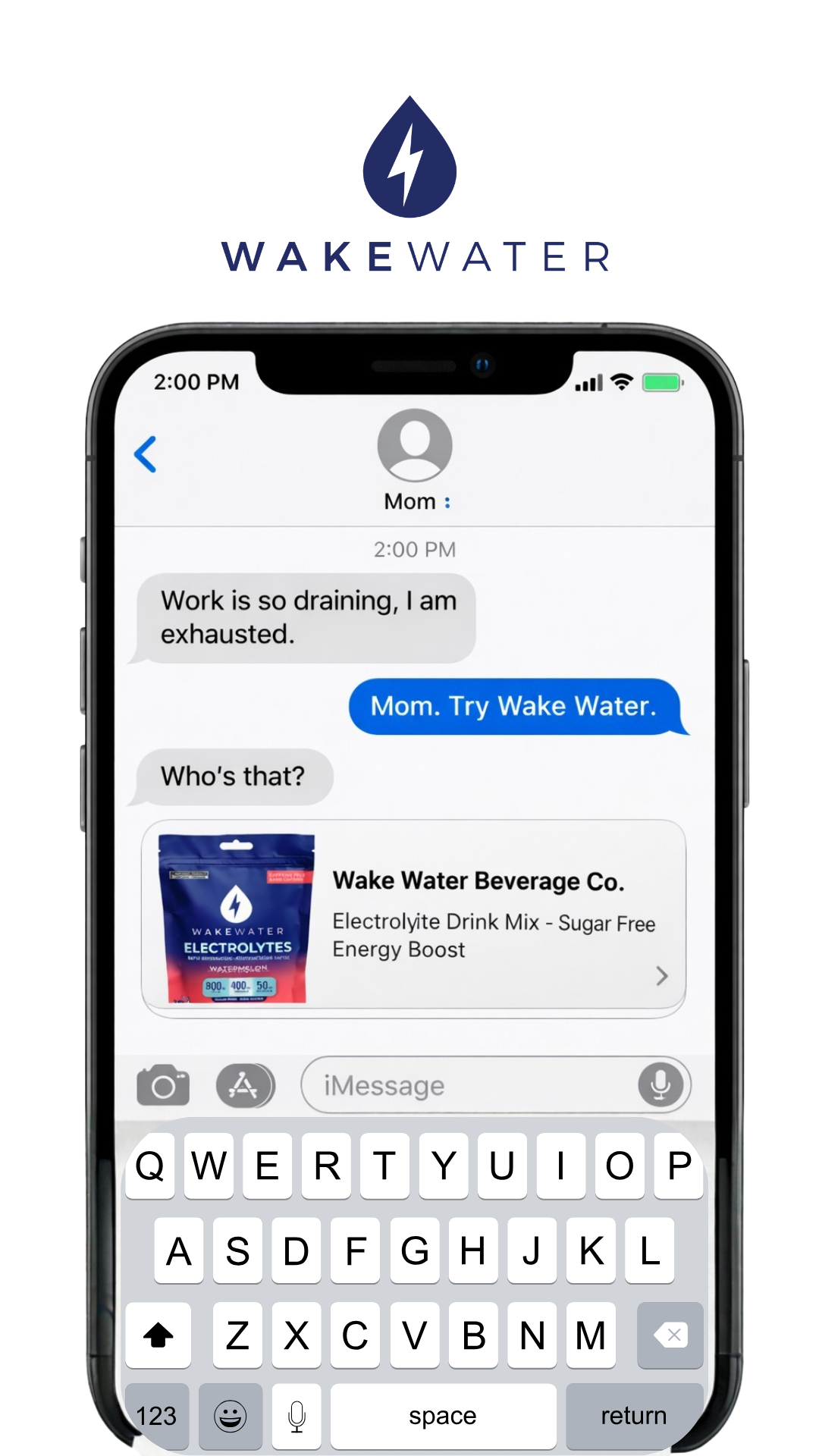 WakeWater Facebook ad from May 28, 2026