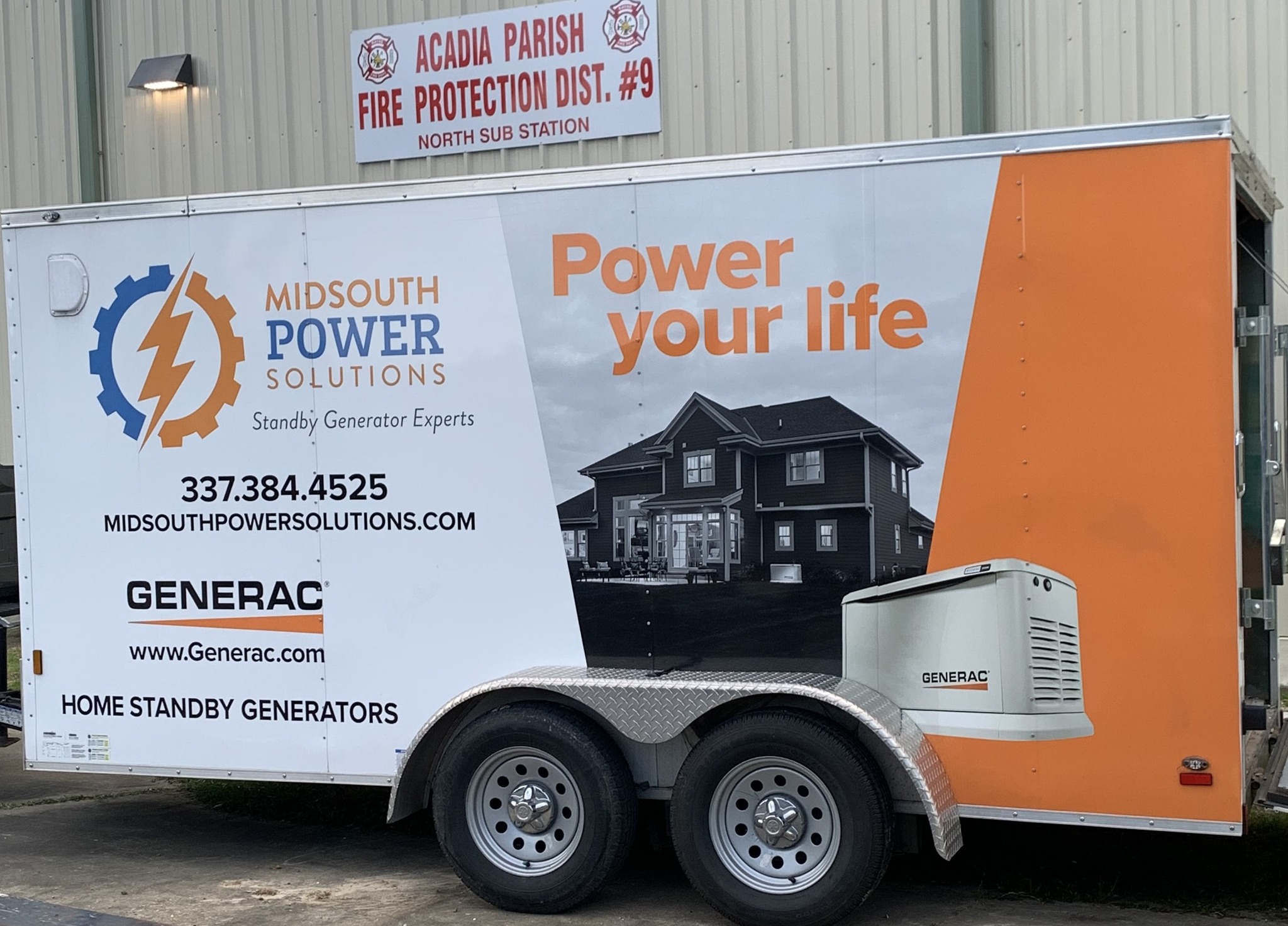 MidSouth Power Solutions Facebook ad: AUTHORIZED GENERAC SALES AND SERVICE DEALER.