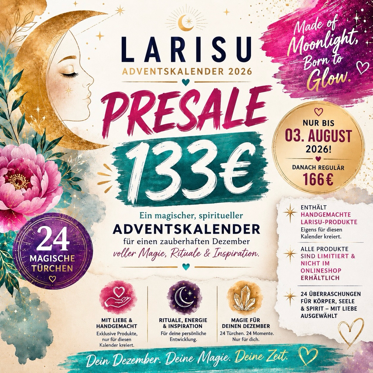Larisu Zauber der Natur Facebook ad: Der LARISU Adventskalender 2026 ist endlich da!
