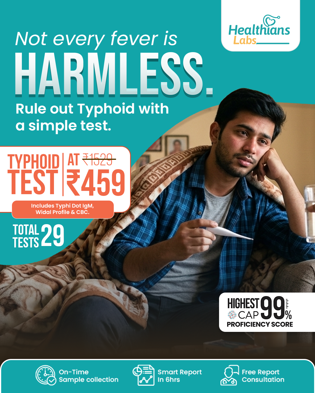 Healthians Facebook ad