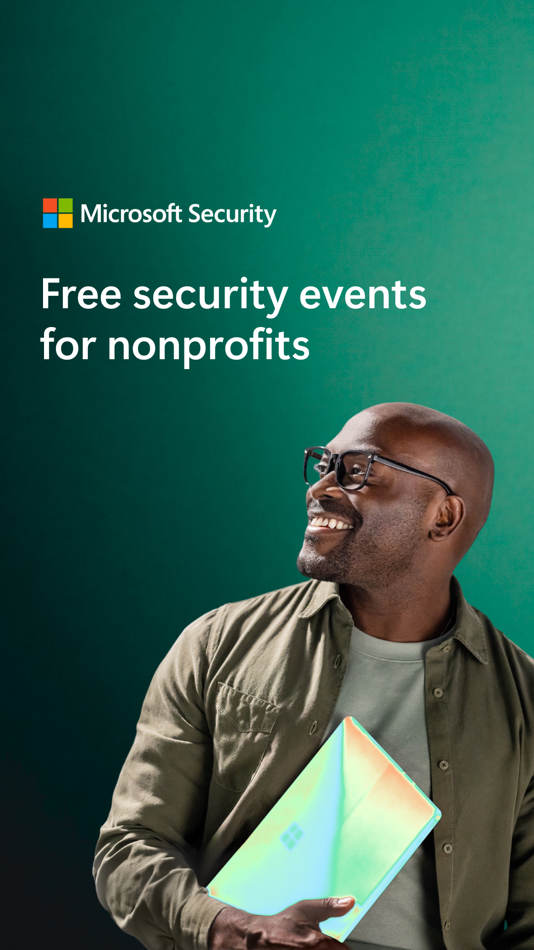 Microsoft for Nonprofits Facebook ad