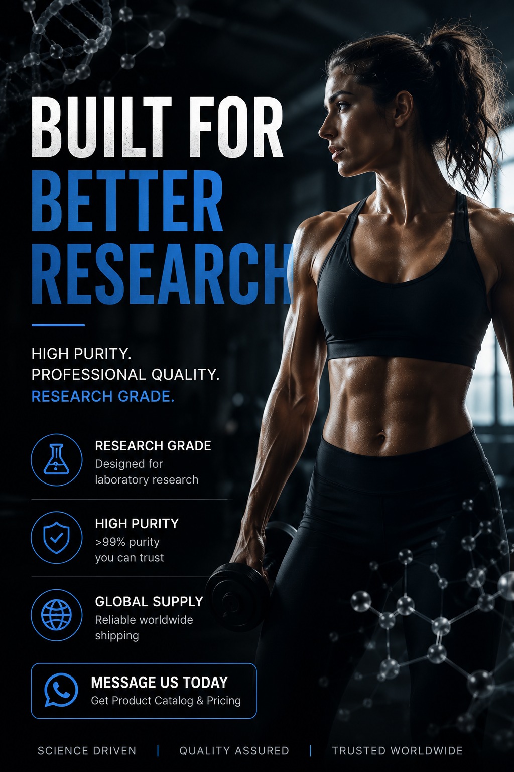 Purity Research Lab A Facebook ad: Looking for a reliable peptide manufacturing partner?