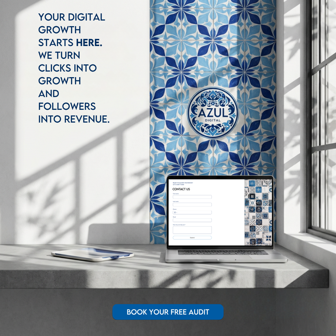 Azul Digital Facebook ad: Your Digital Growth Starts Here