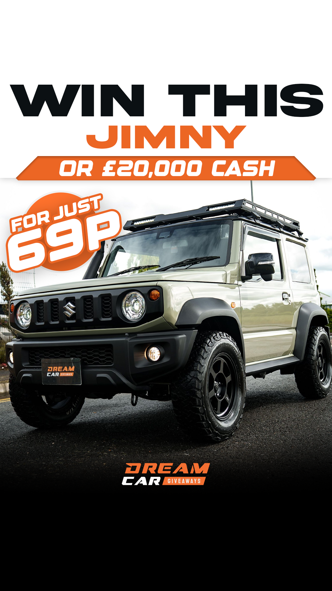 Dream Car Giveaways Facebook ad