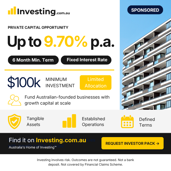 Investing.com.au Facebook ad from Aug 16, 2026