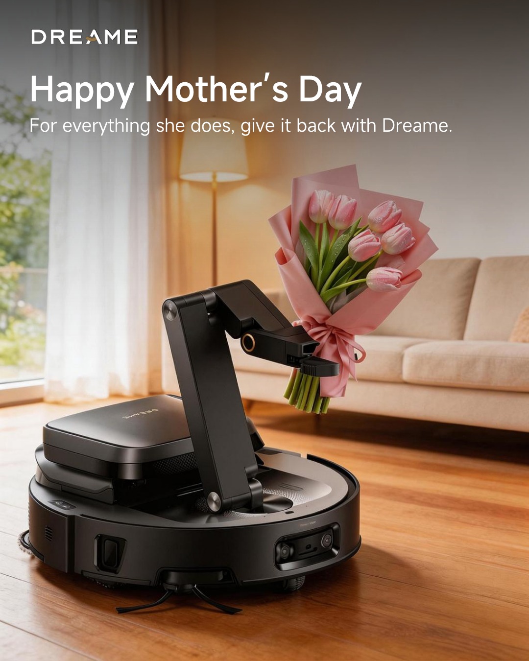 Dreame Arabia Facebook ad: Happy Mother’s Day to the ones who do…