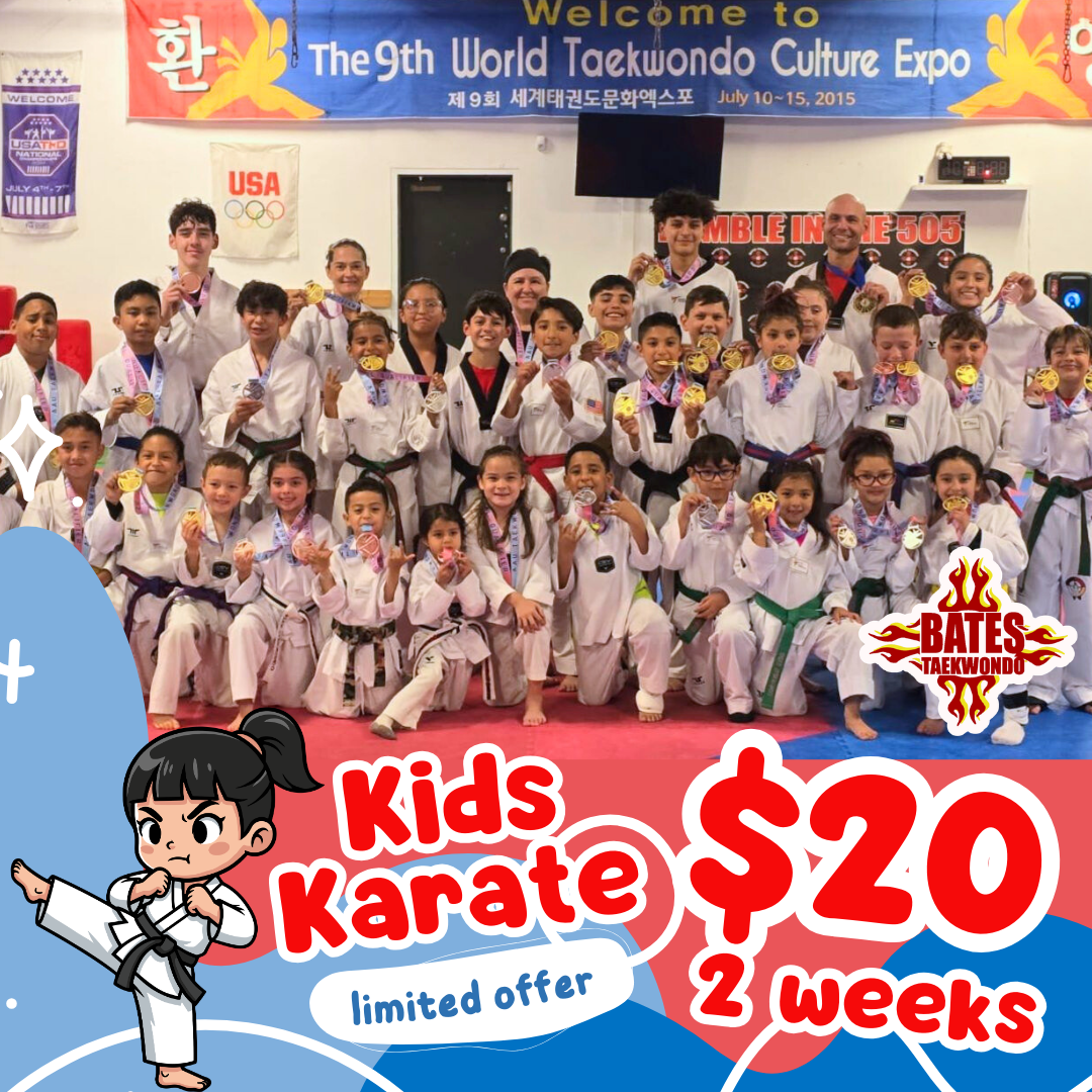 Bates Taekwondo Facebook ad