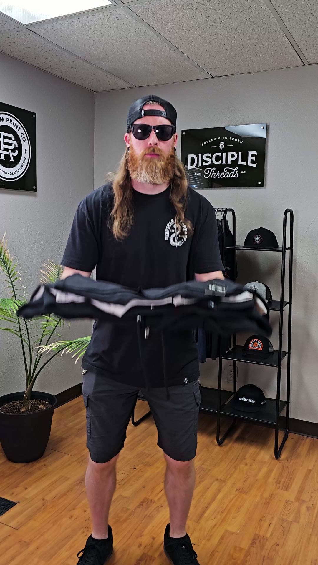Disciple Threads Facebook ad: Justified by faith. Not performance.